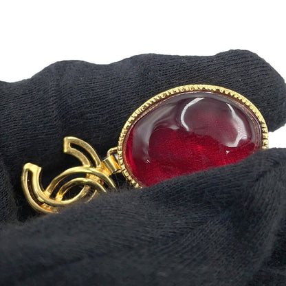 Chanel Red Metal Coco Mark