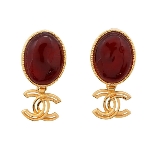 Chanel Red Metal Coco Mark