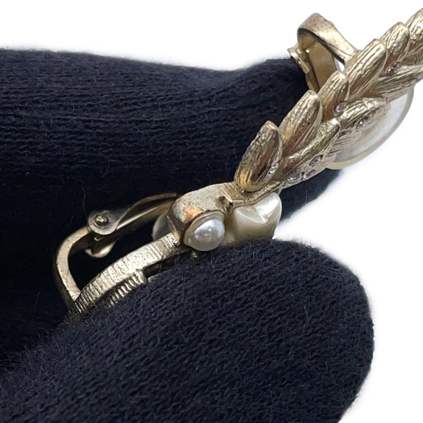 Chanel Gold Gold Plated Earring