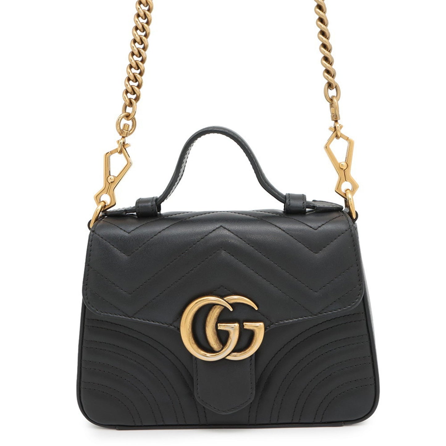 Gucci Black Leather Marmont