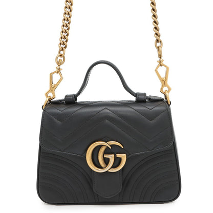 Gucci Black Leather Marmont
