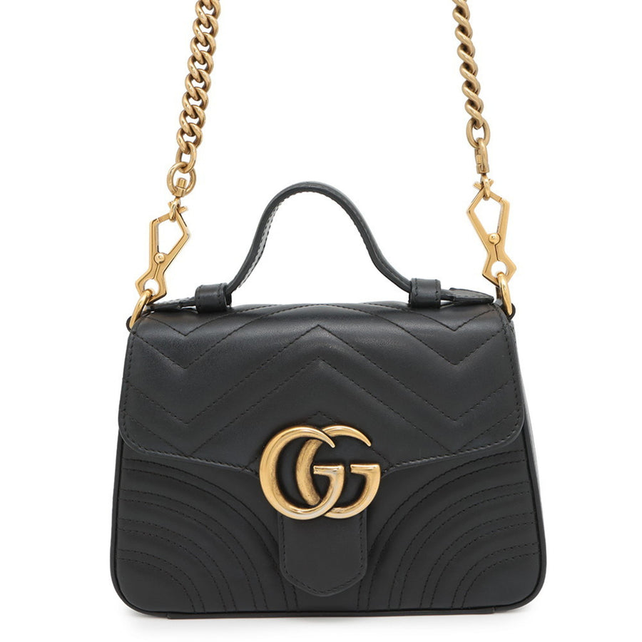 Gucci Black Leather Marmont