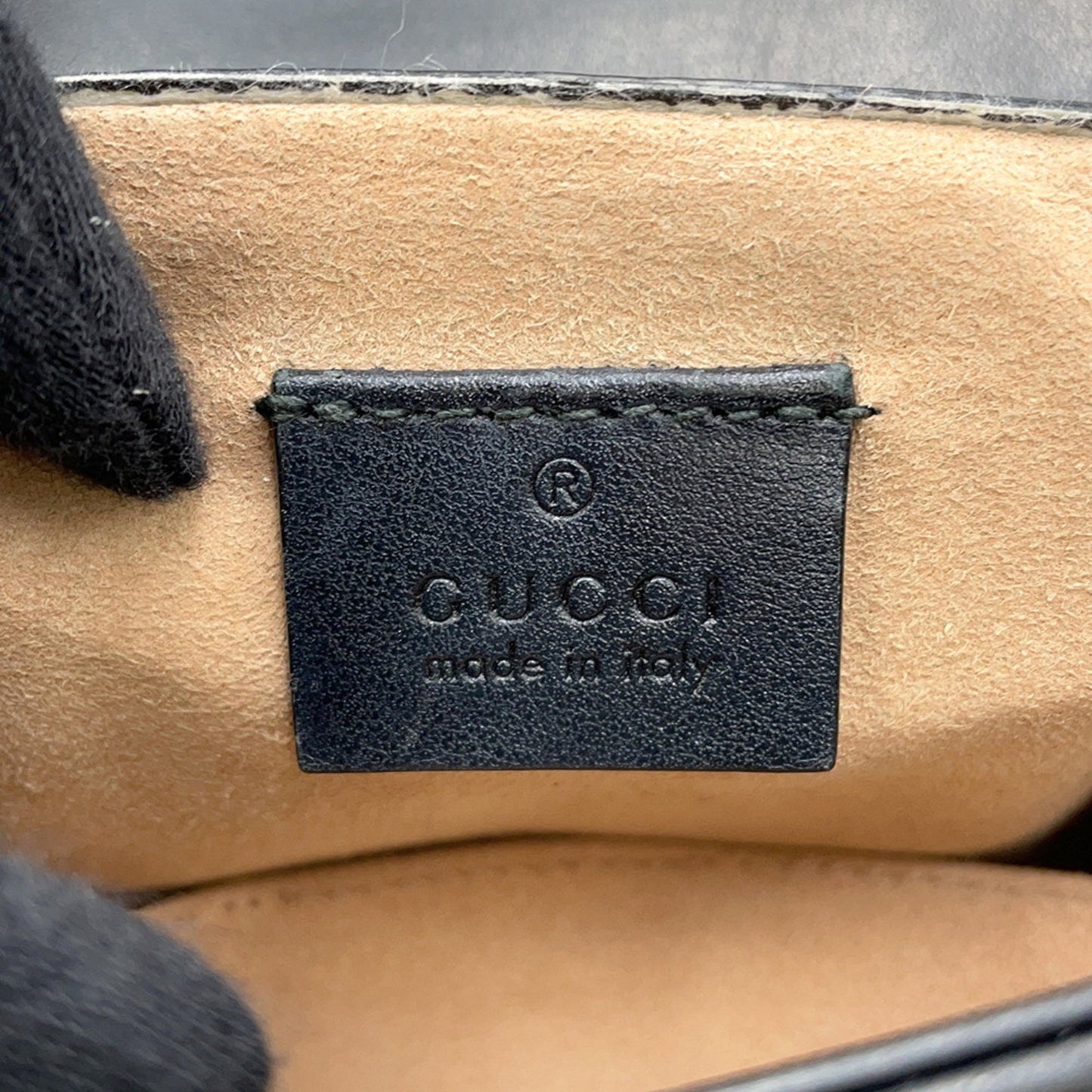 Gucci Black Leather Marmont