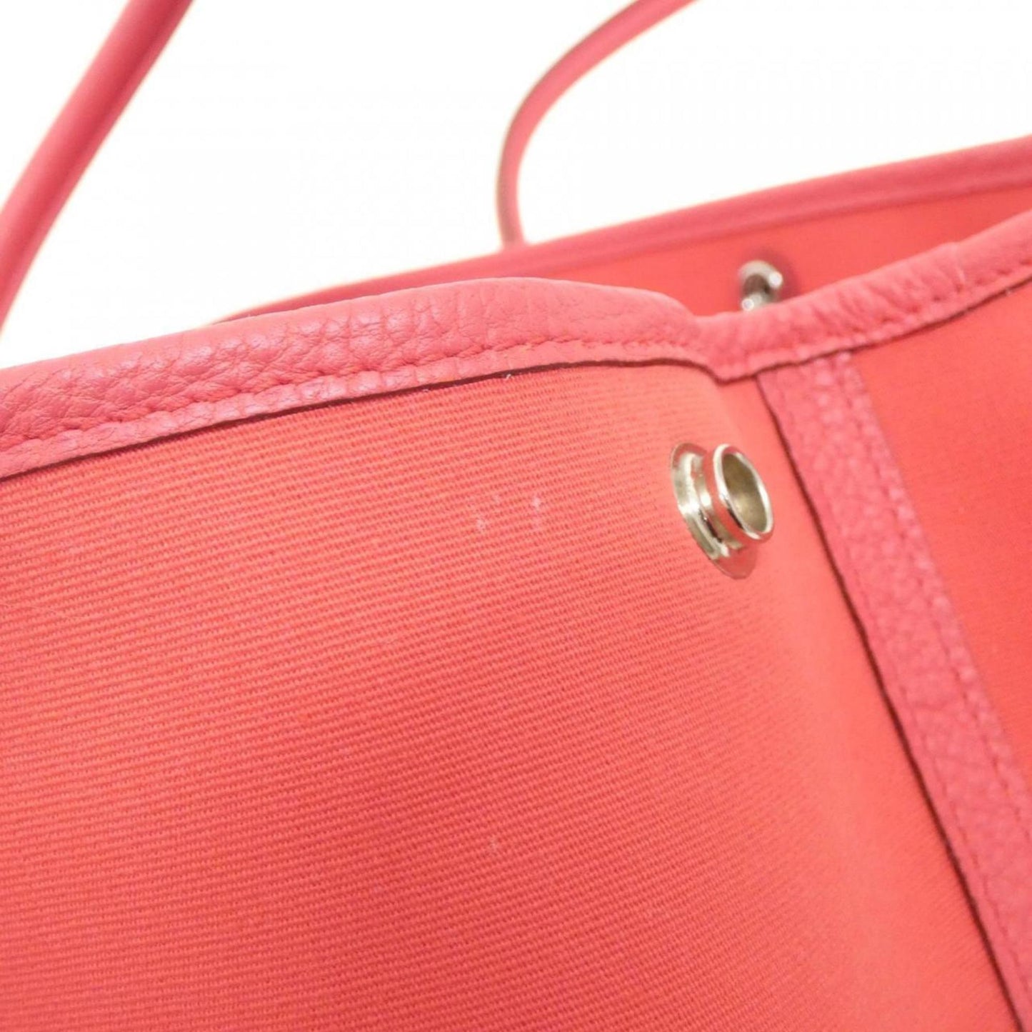 Hermès Pink Canvas Garden Party