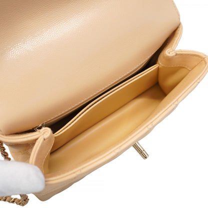 Chanel Brown Leather Coco Handle