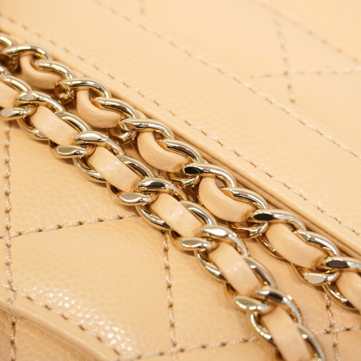 Chanel Brown Leather Coco Handle
