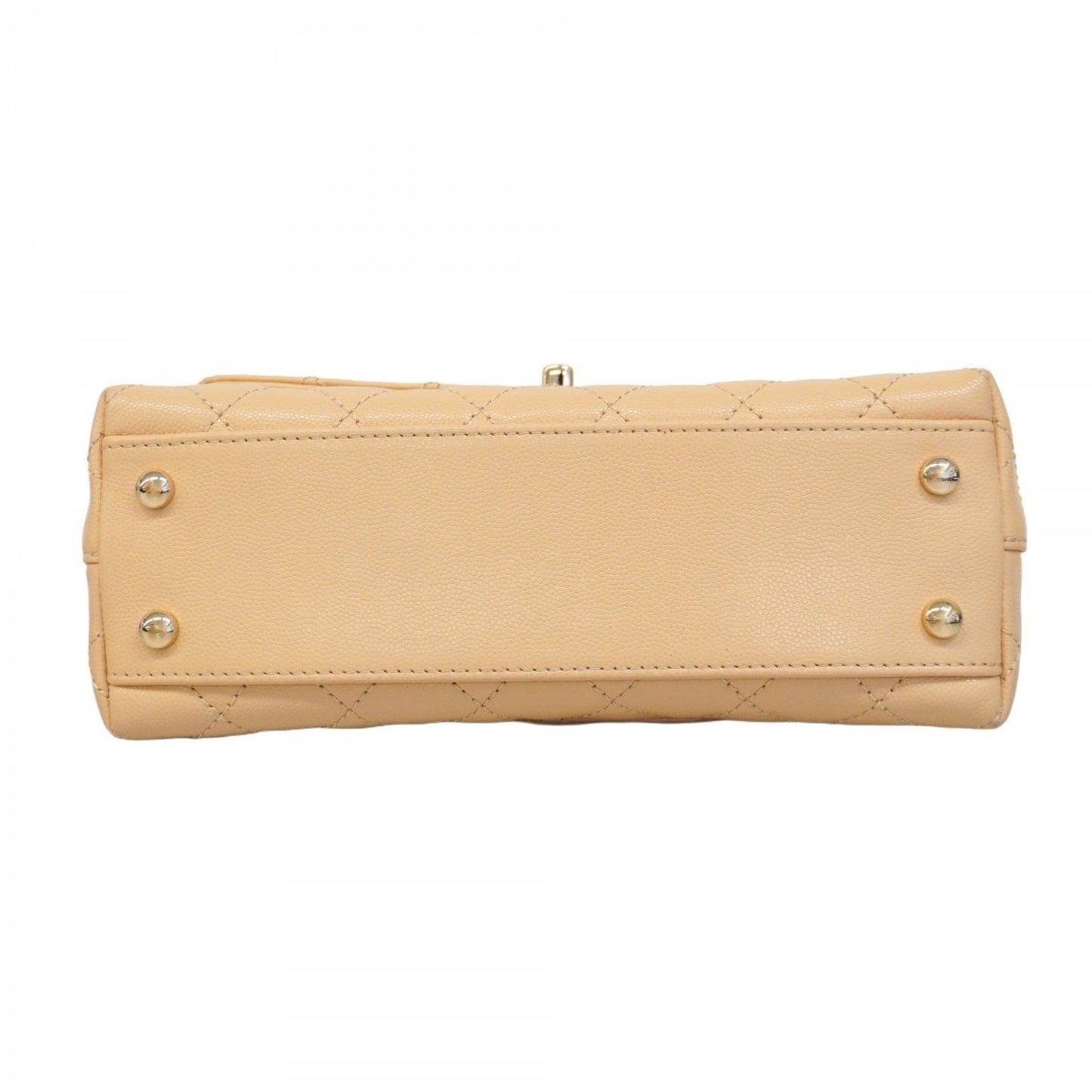 Chanel Brown Leather Coco Handle