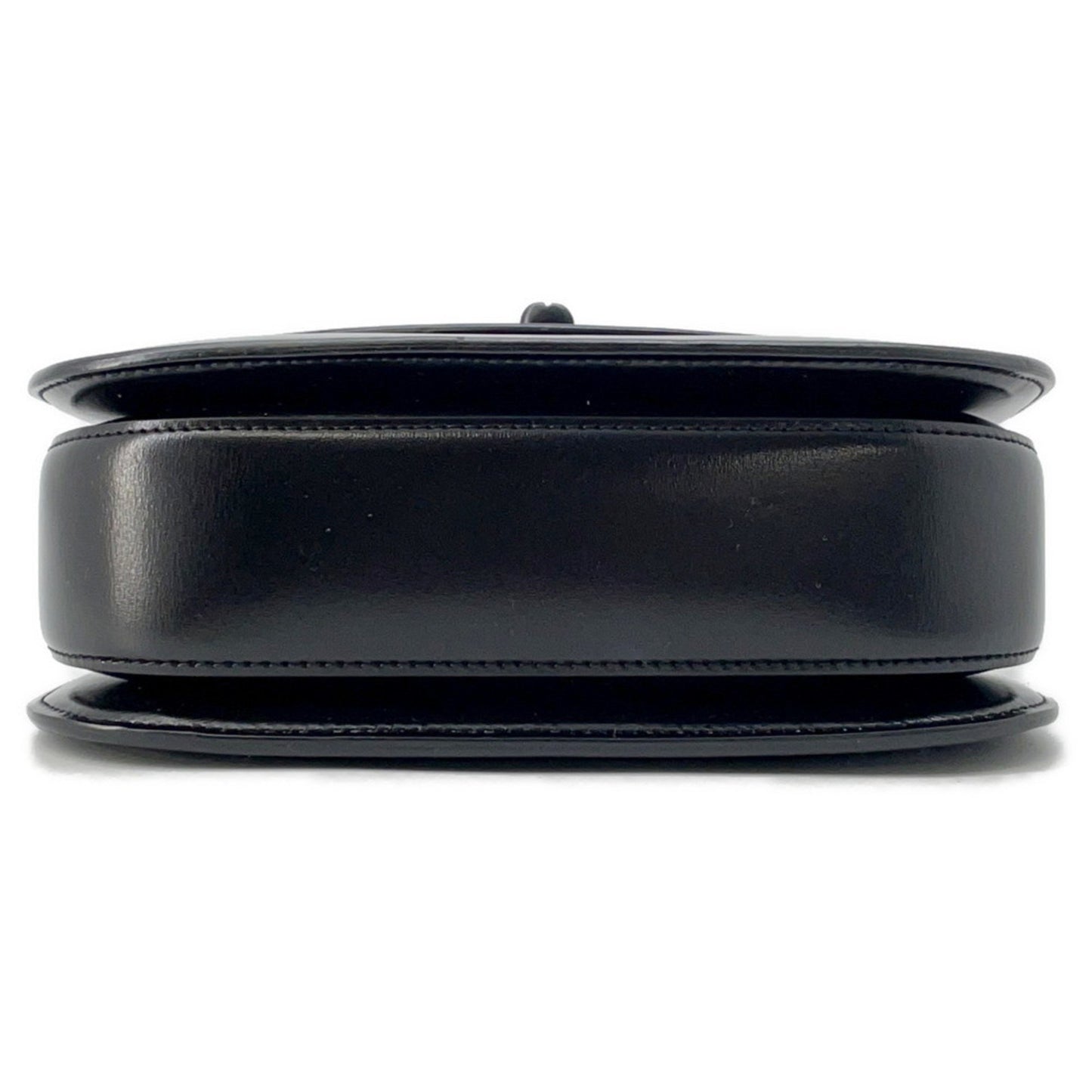 Gucci Black Leather Bamboo