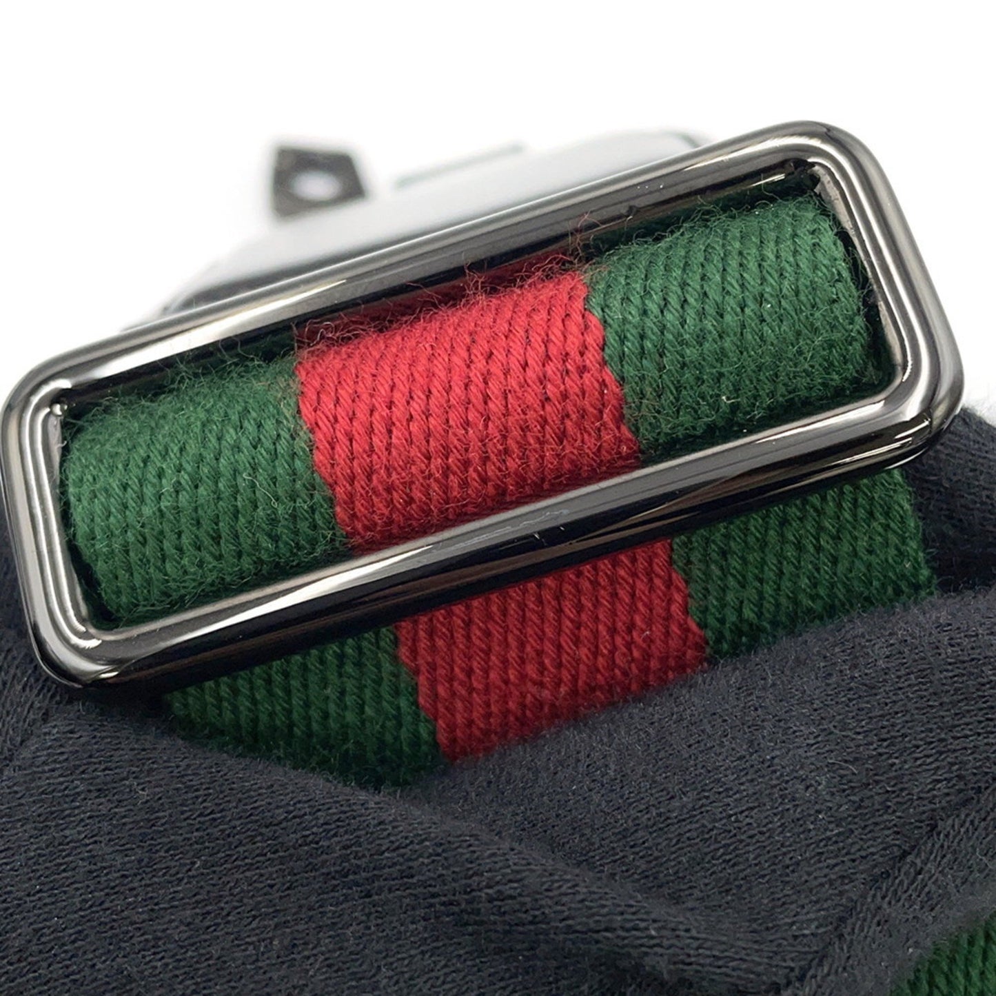 Gucci Black Leather Bamboo