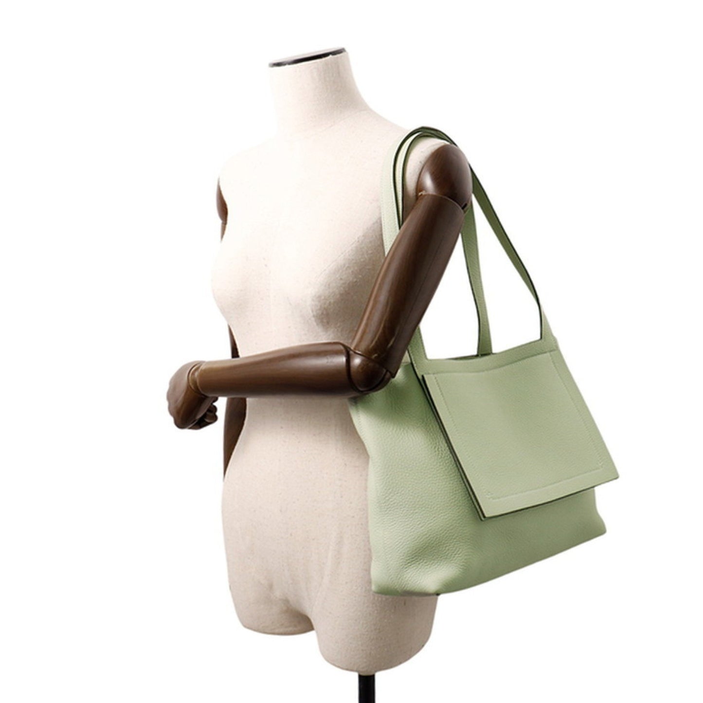 Hermès Green Leather --