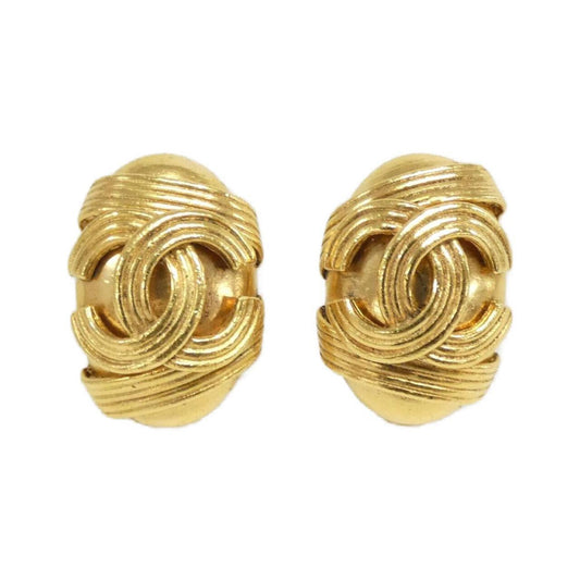 Chanel Gold Gold Plated Coco Mark