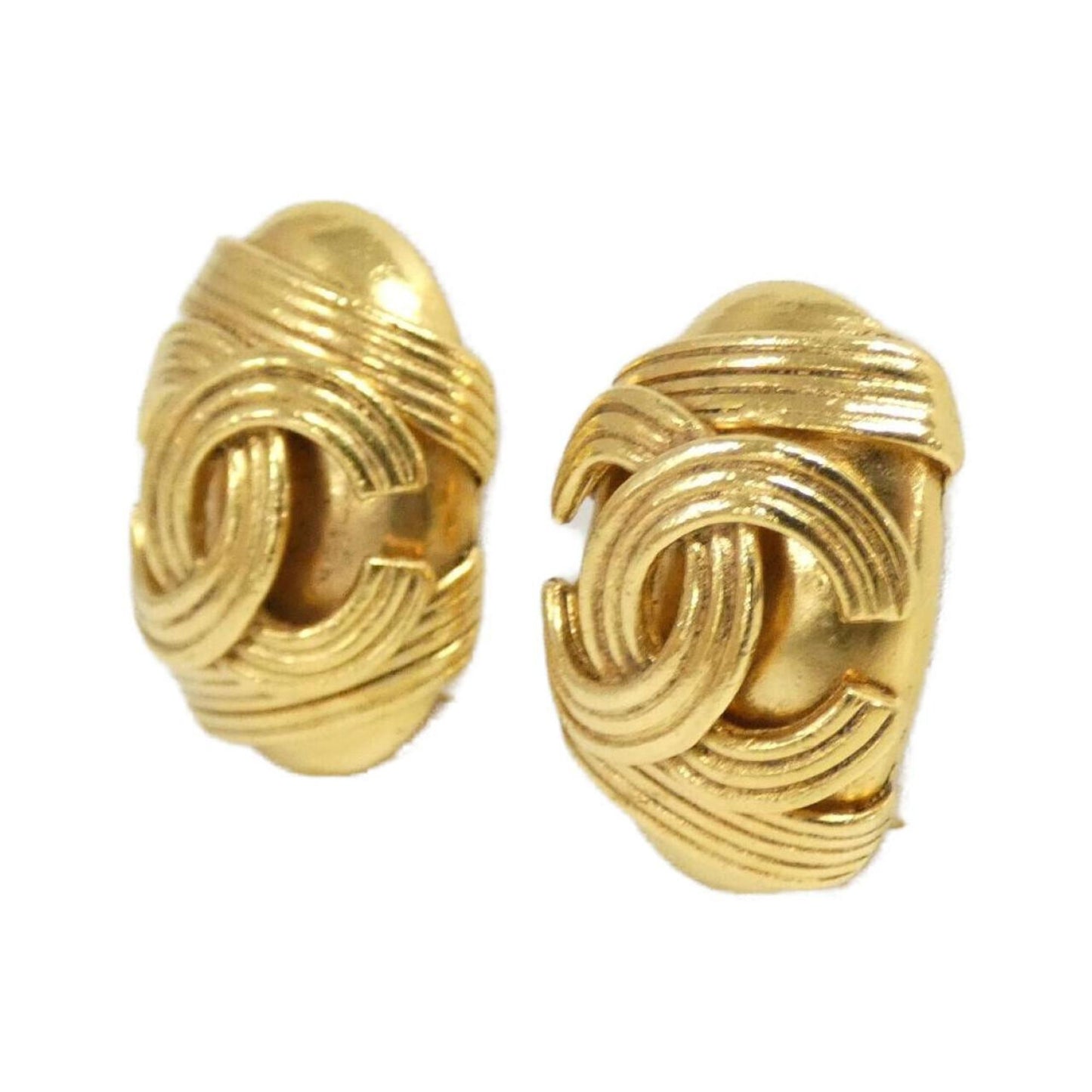 Chanel Gold Gold Plated Coco Mark