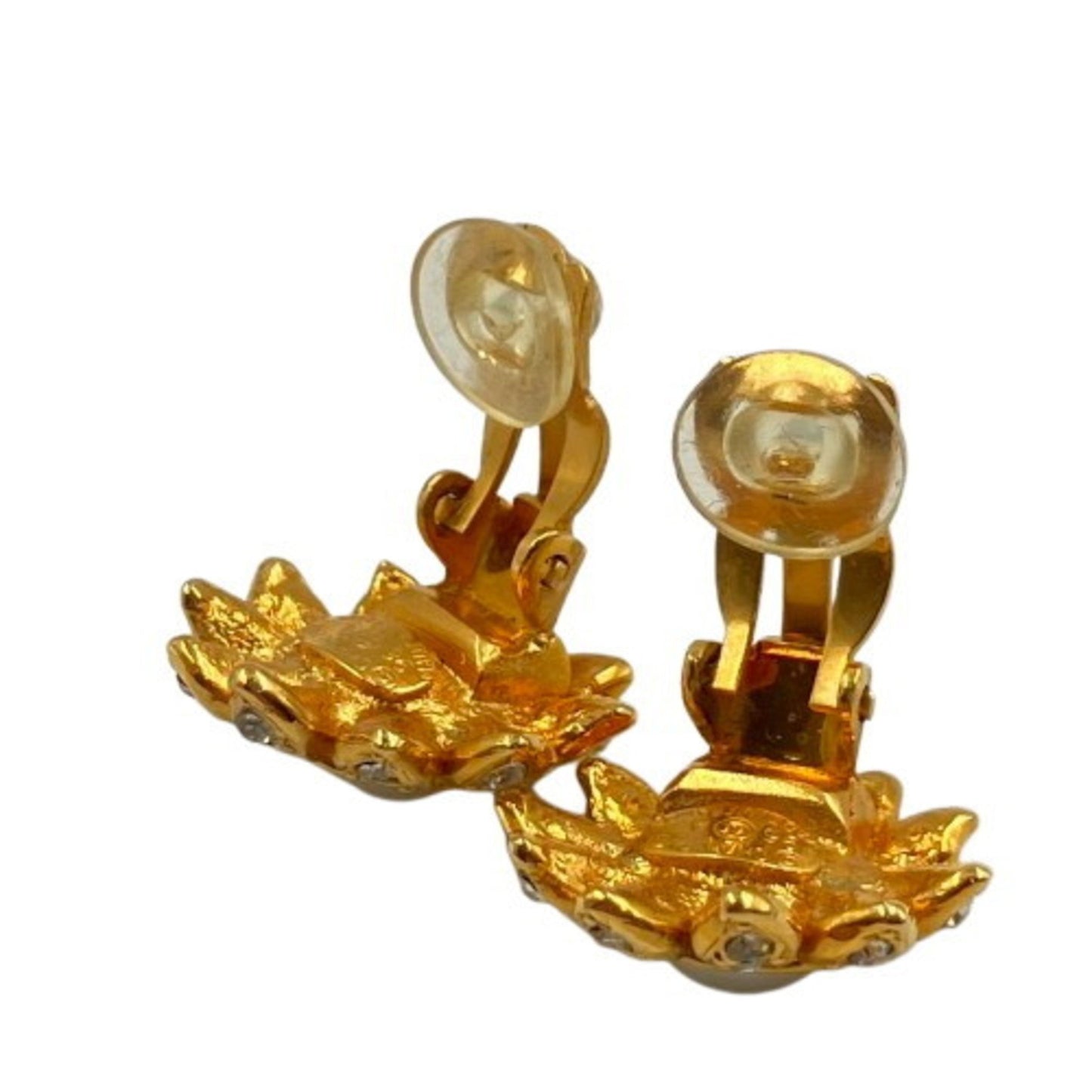 Chanel Gold Gold Plated Earring