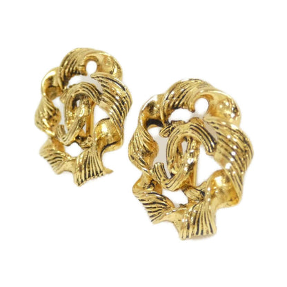 Chanel Gold Gold Plated Coco Mark