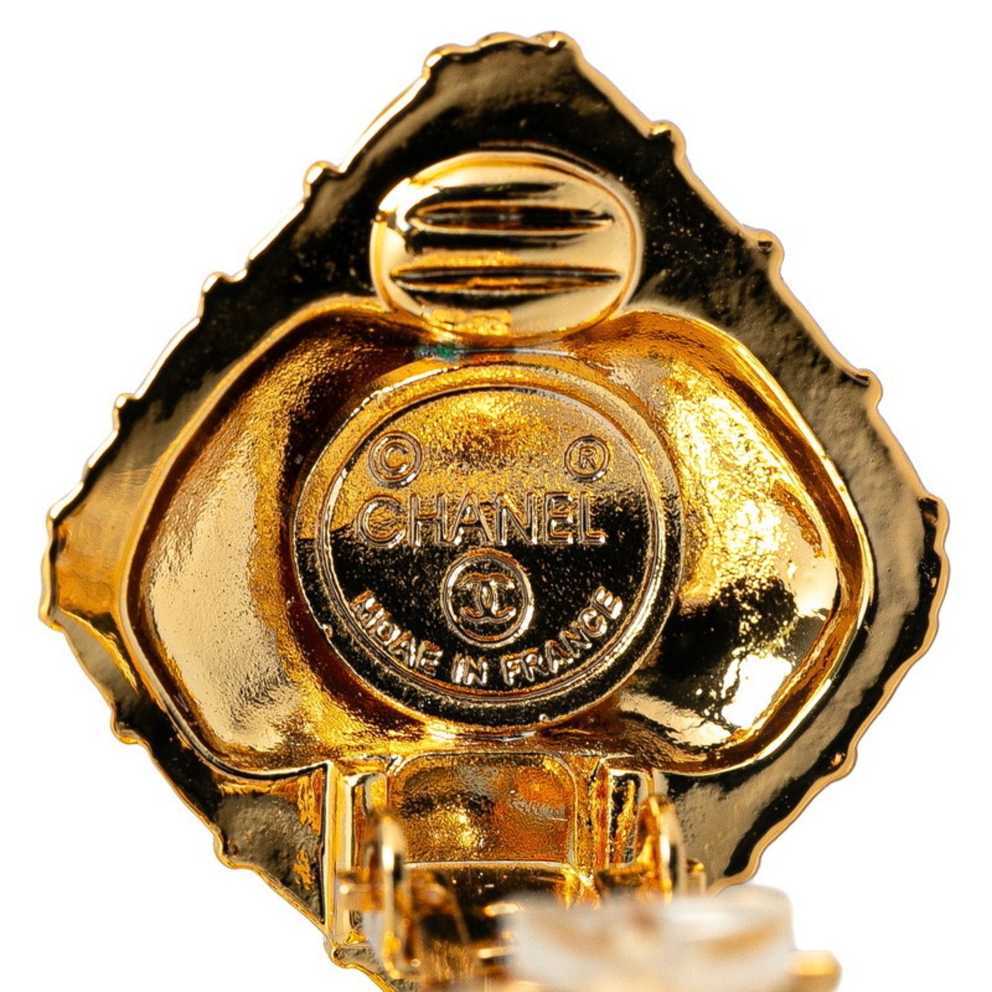 Chanel Gold Metal Earring