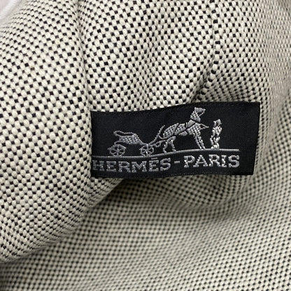 Hermès Black Canvas Fourre Tout