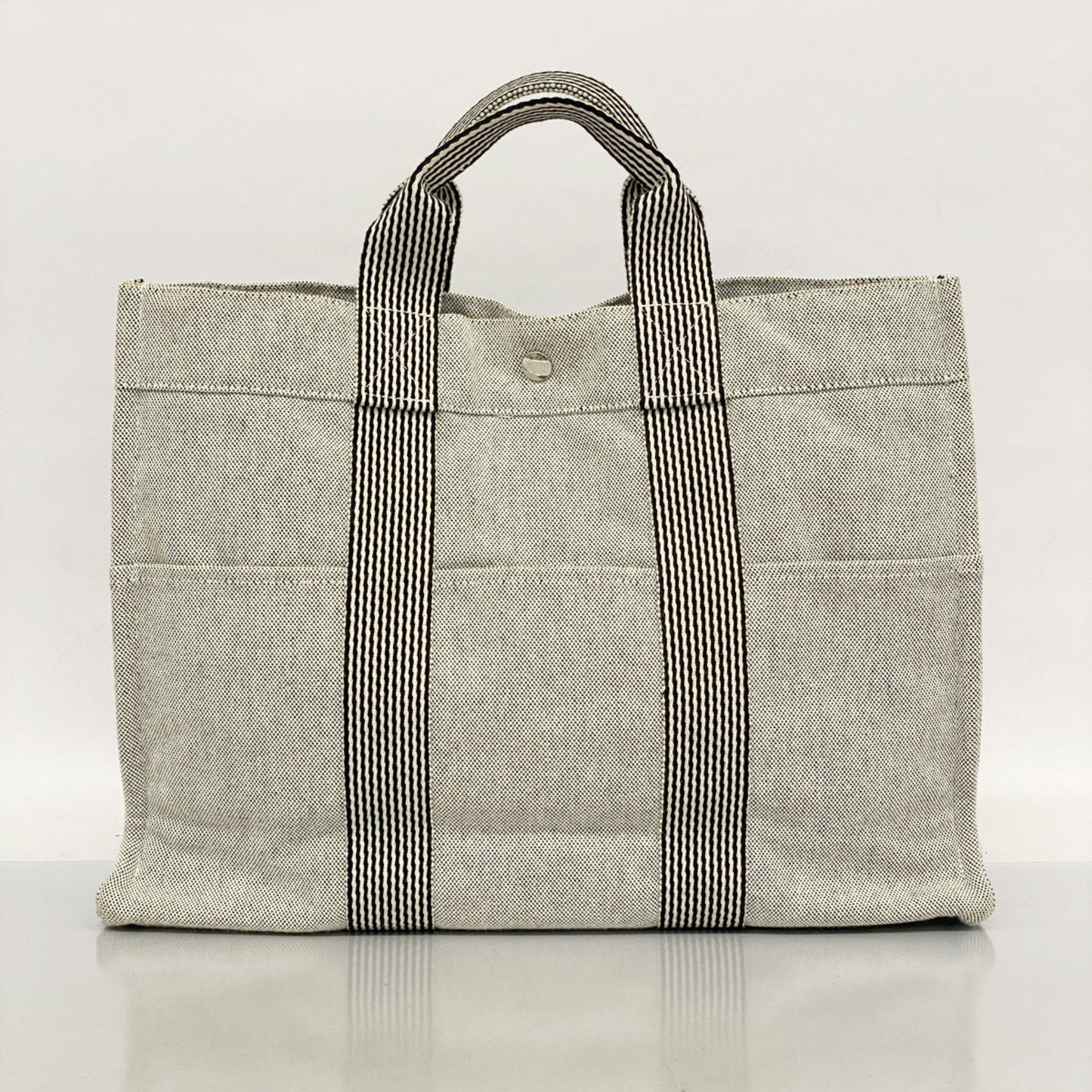 Hermès Black Canvas Fourre Tout
