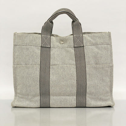 Hermès Black Canvas Fourre Tout