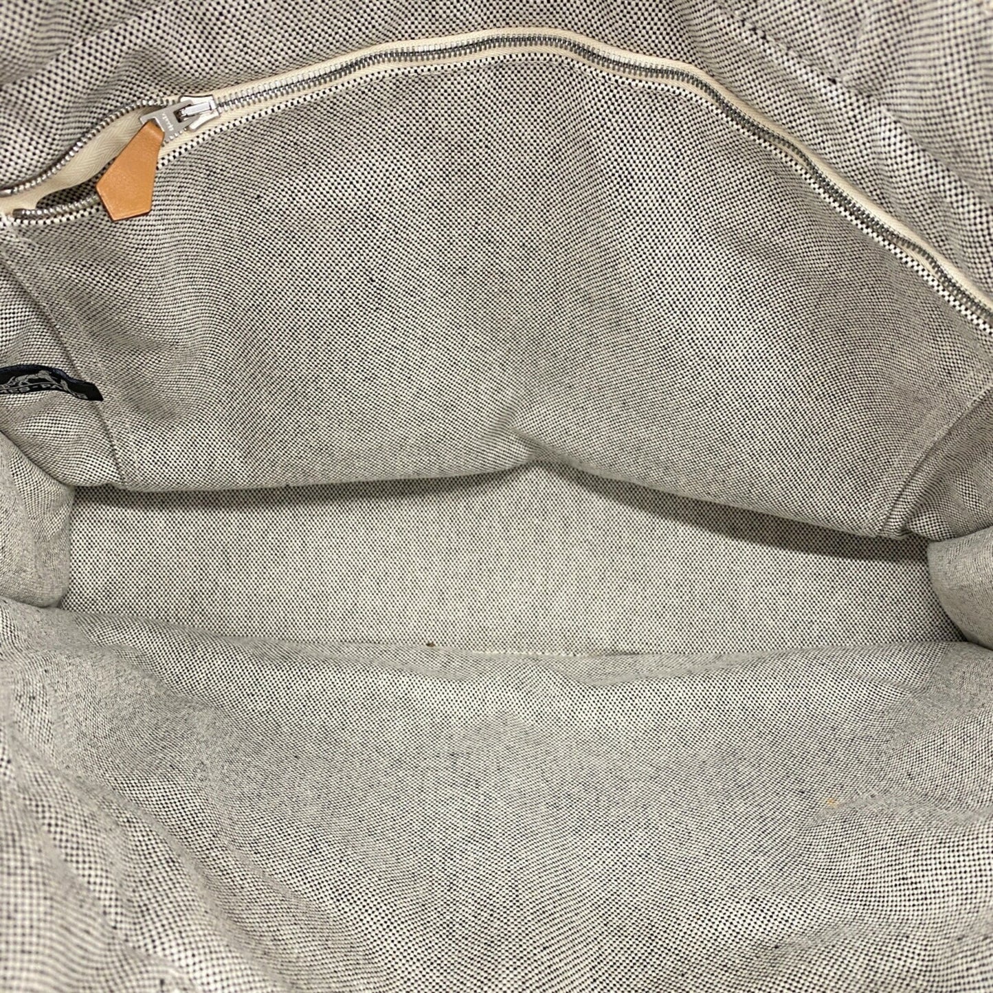Hermès Black Canvas Fourre Tout