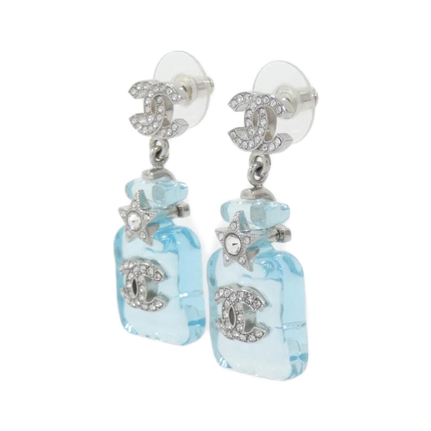 Chanel Blue Metal Coco Mark