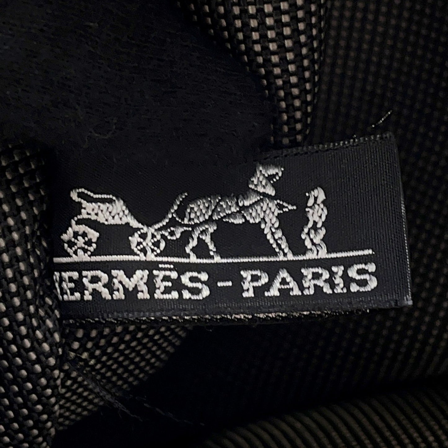 Hermès Gray Canvas Herline