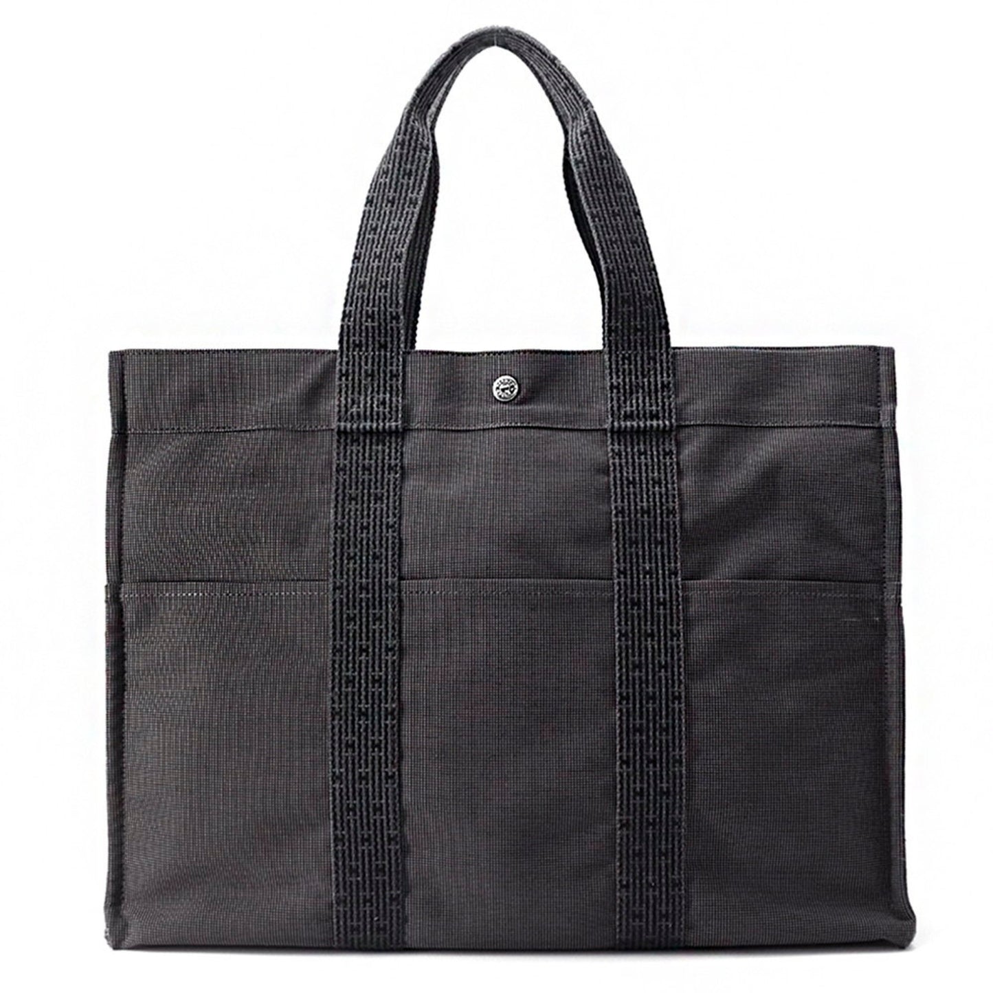 Hermès Gray Canvas Herline