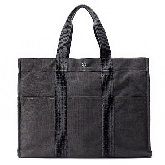 Hermès Gray Canvas Herline