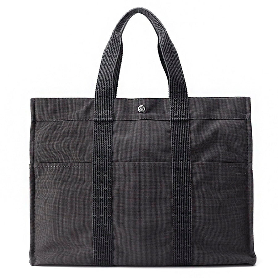 Hermès Gray Canvas Herline