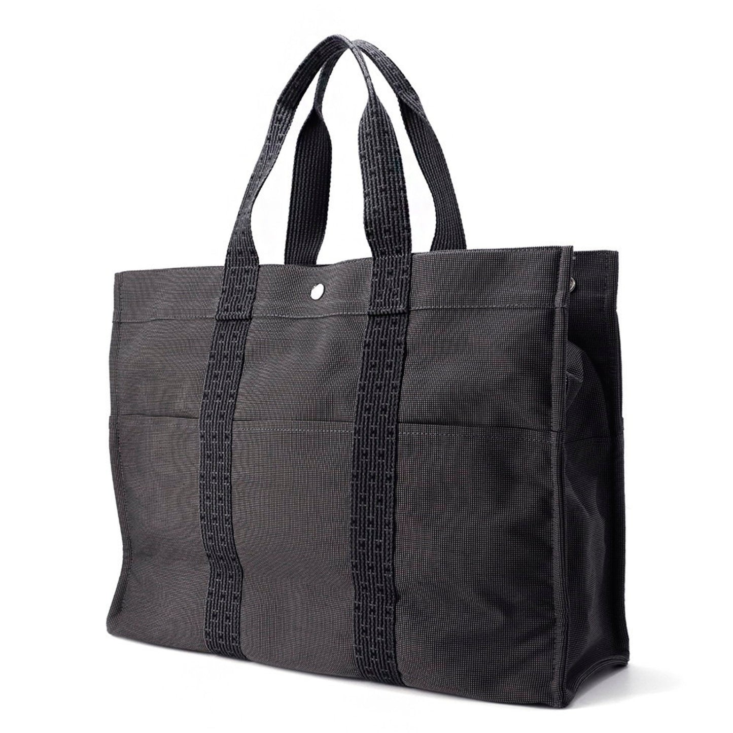 Hermès Gray Canvas Herline