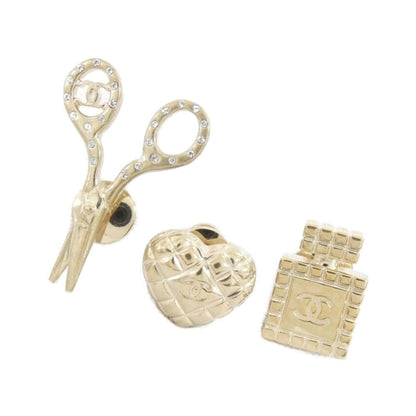 Chanel Gold Gold Plated Coco Mark