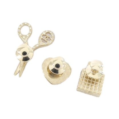Chanel Gold Gold Plated Coco Mark
