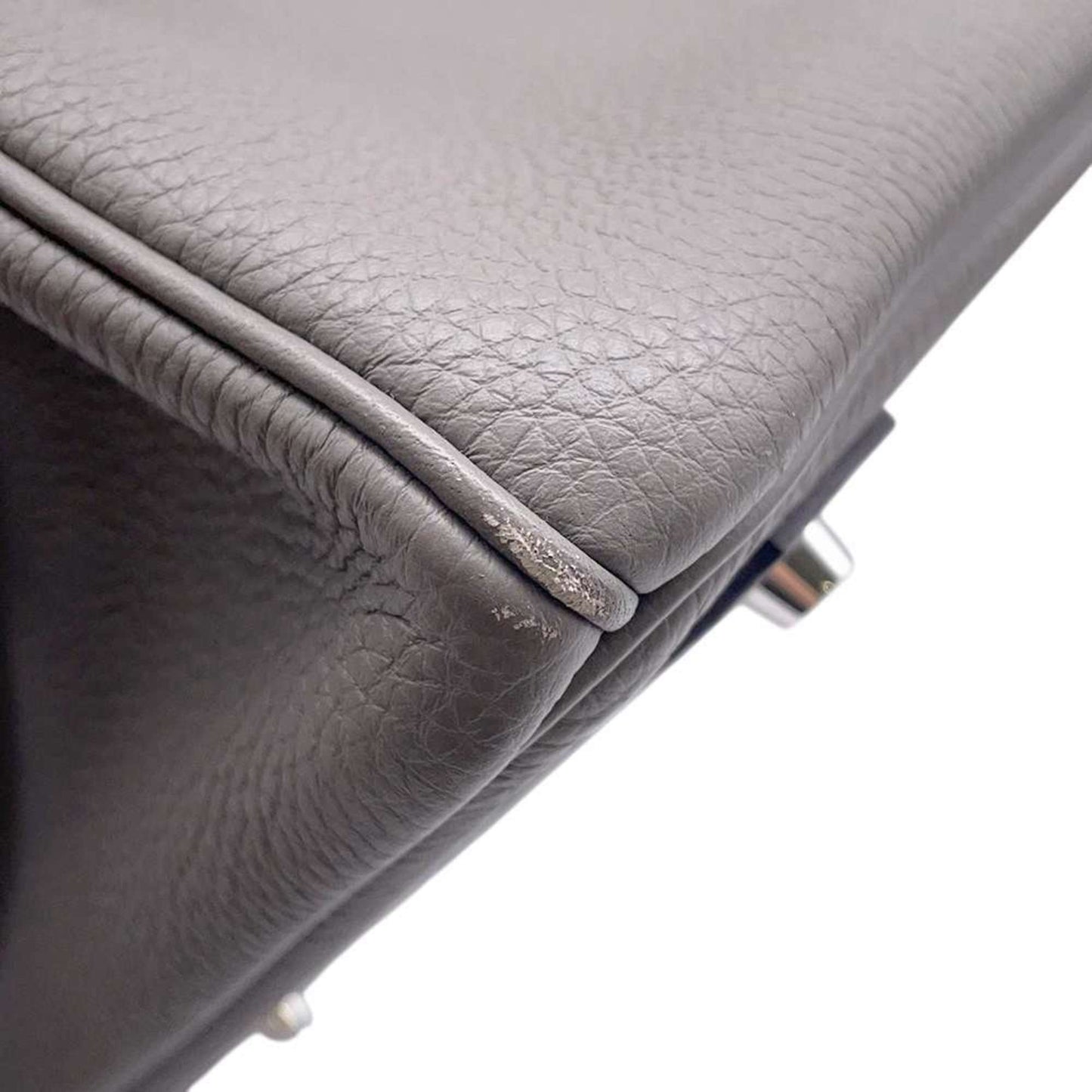 Hermès Gray Leather Birkin 40
