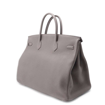 Hermès Gray Leather Birkin 40