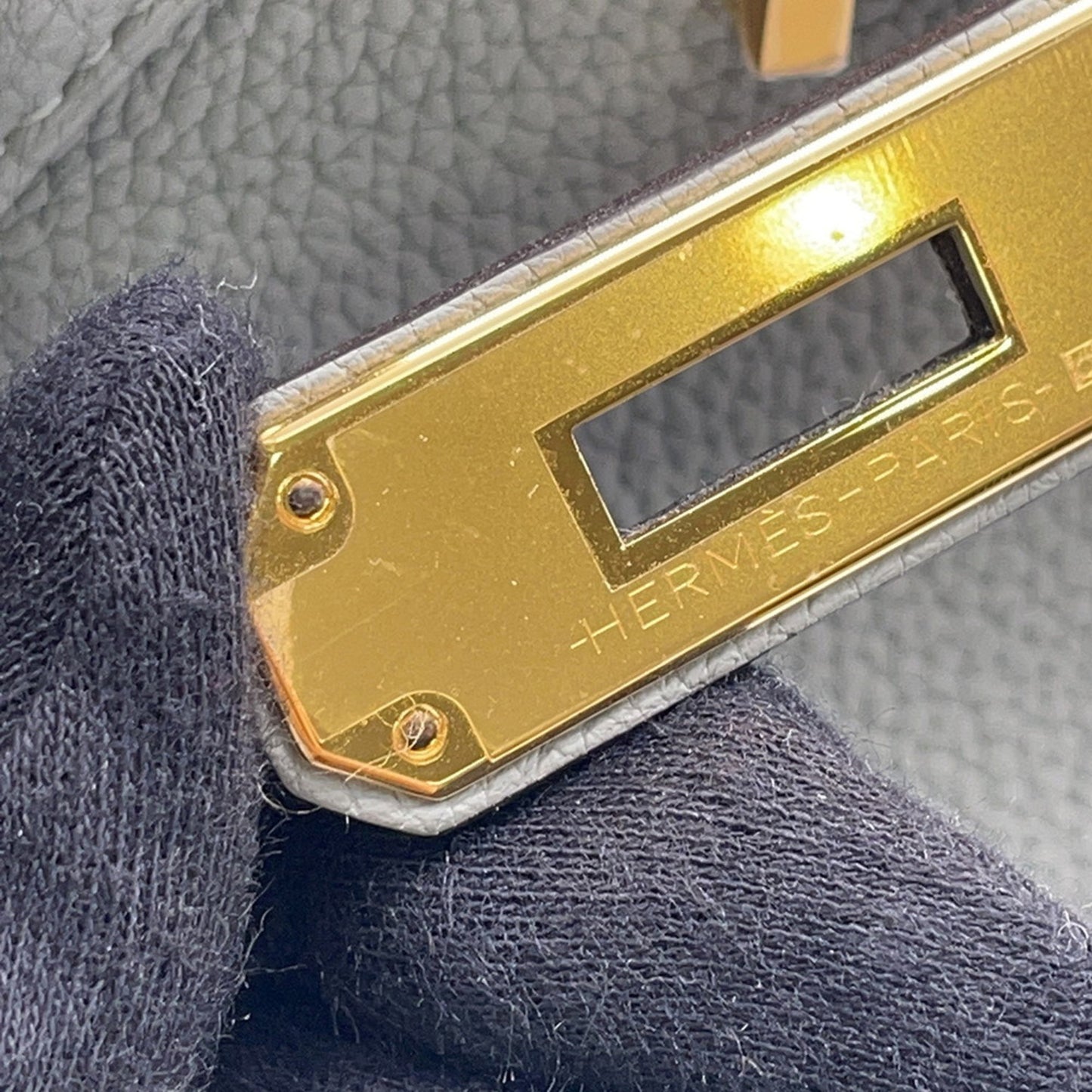 Hermès Gray Leather Birkin 30