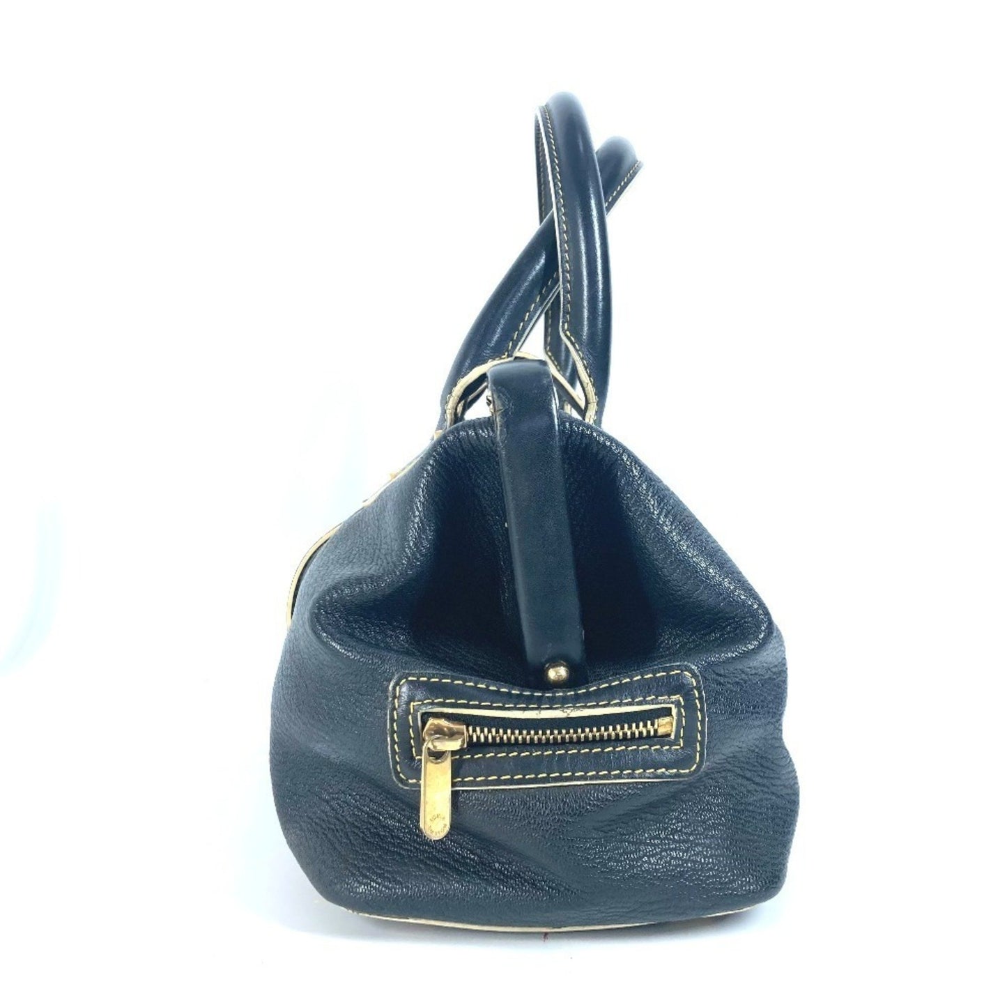 Louis Vuitton Black Leather Suhali