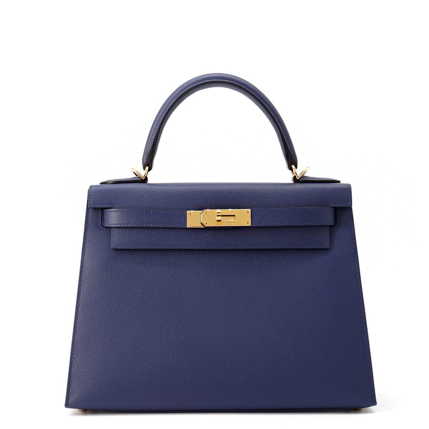 Hermès Blue Leather Kelly 28