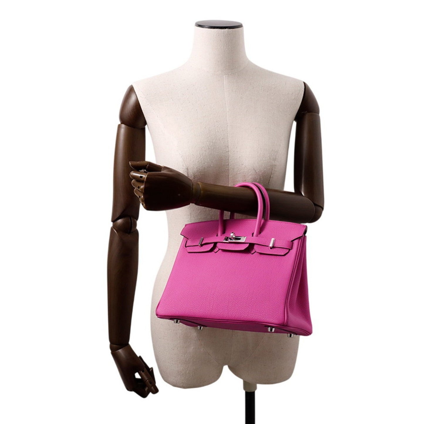 Hermès Pink Leather Birkin 25