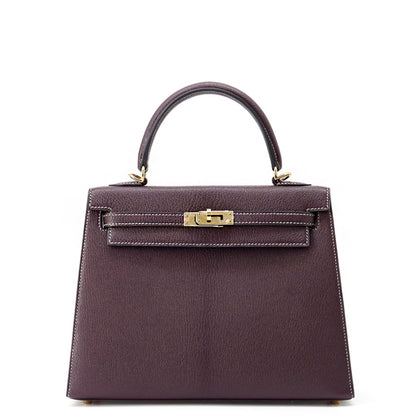 Hermès Red Leather Kelly 25