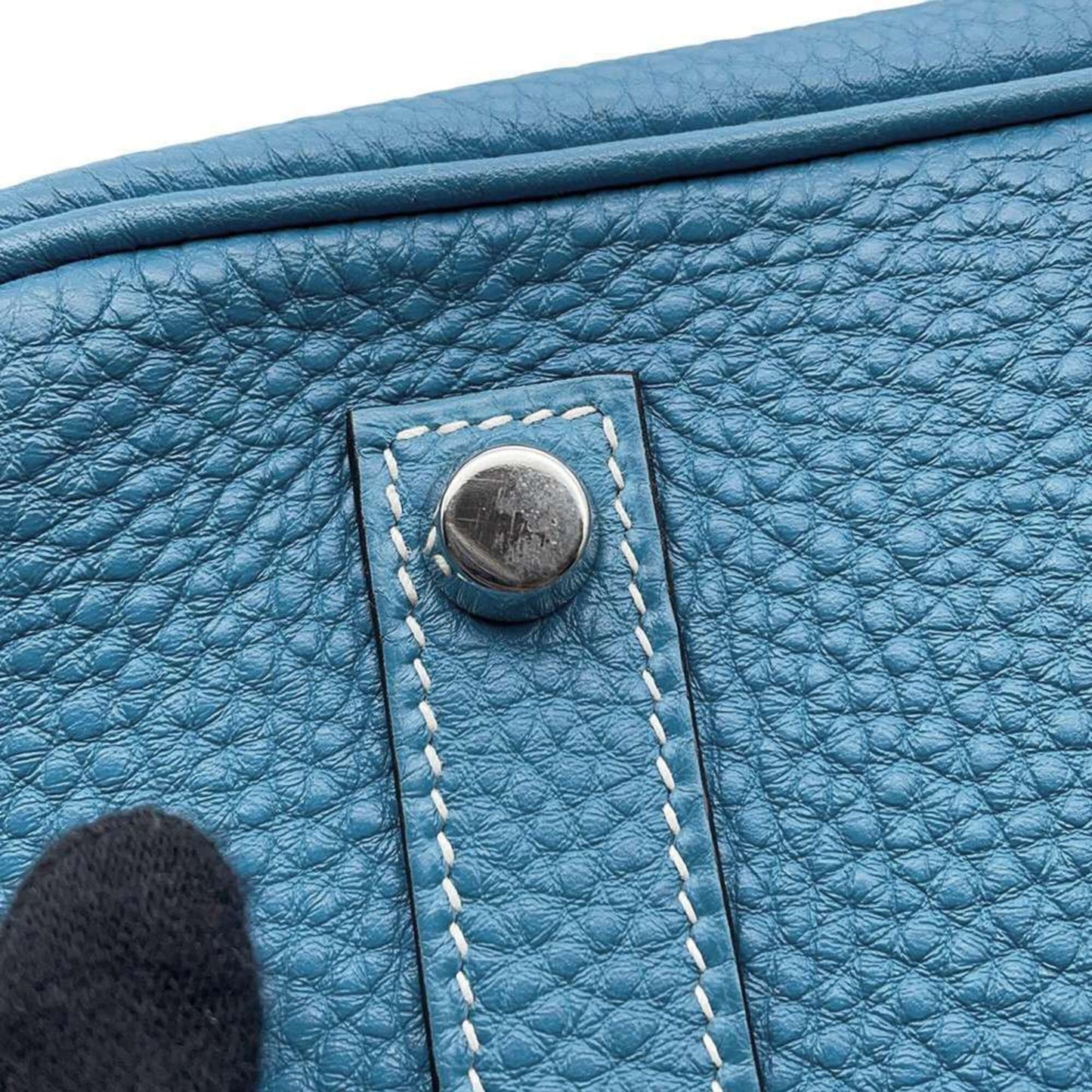 Hermès Blue Leather Birkin 35