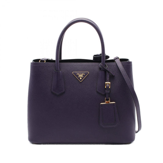 Prada Purple Leather Saffiano