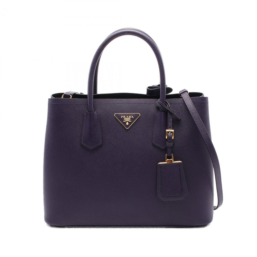 Prada Purple Leather Saffiano