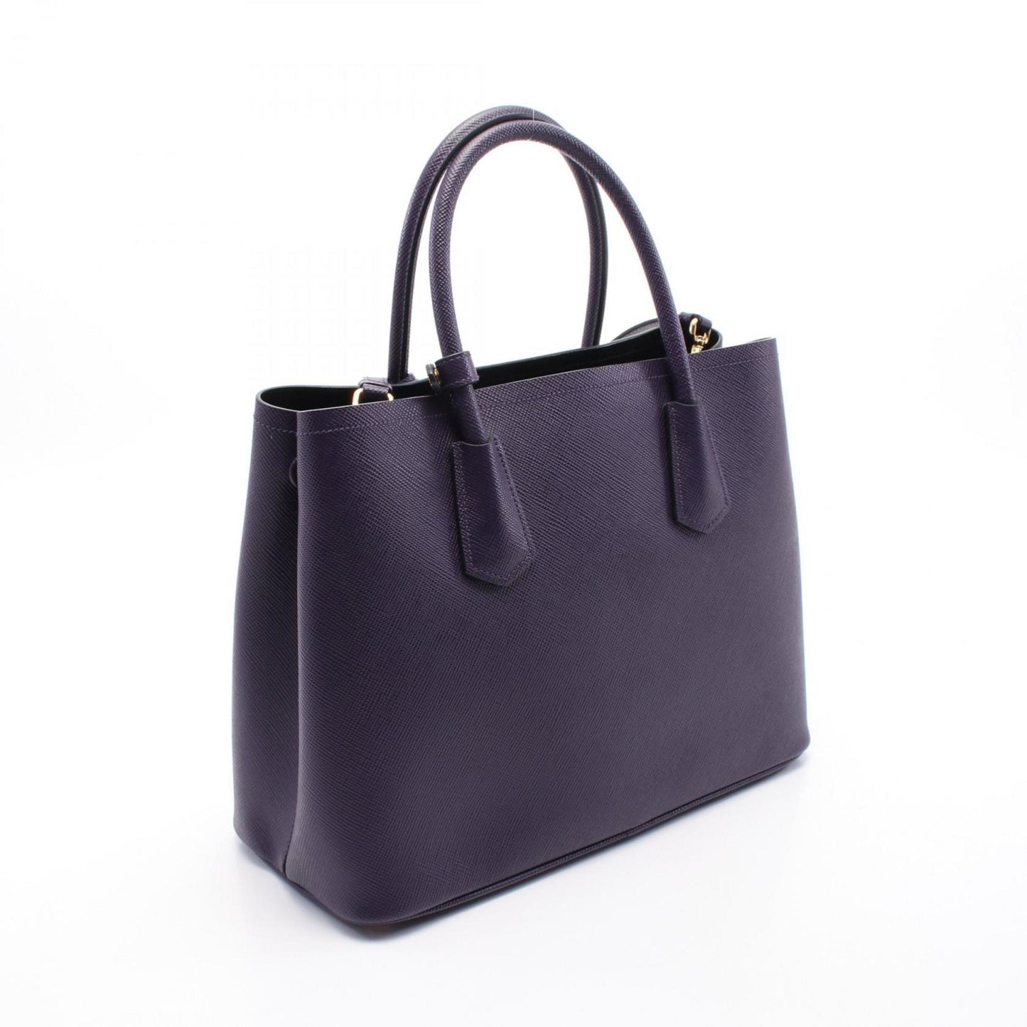 Prada Purple Leather Saffiano