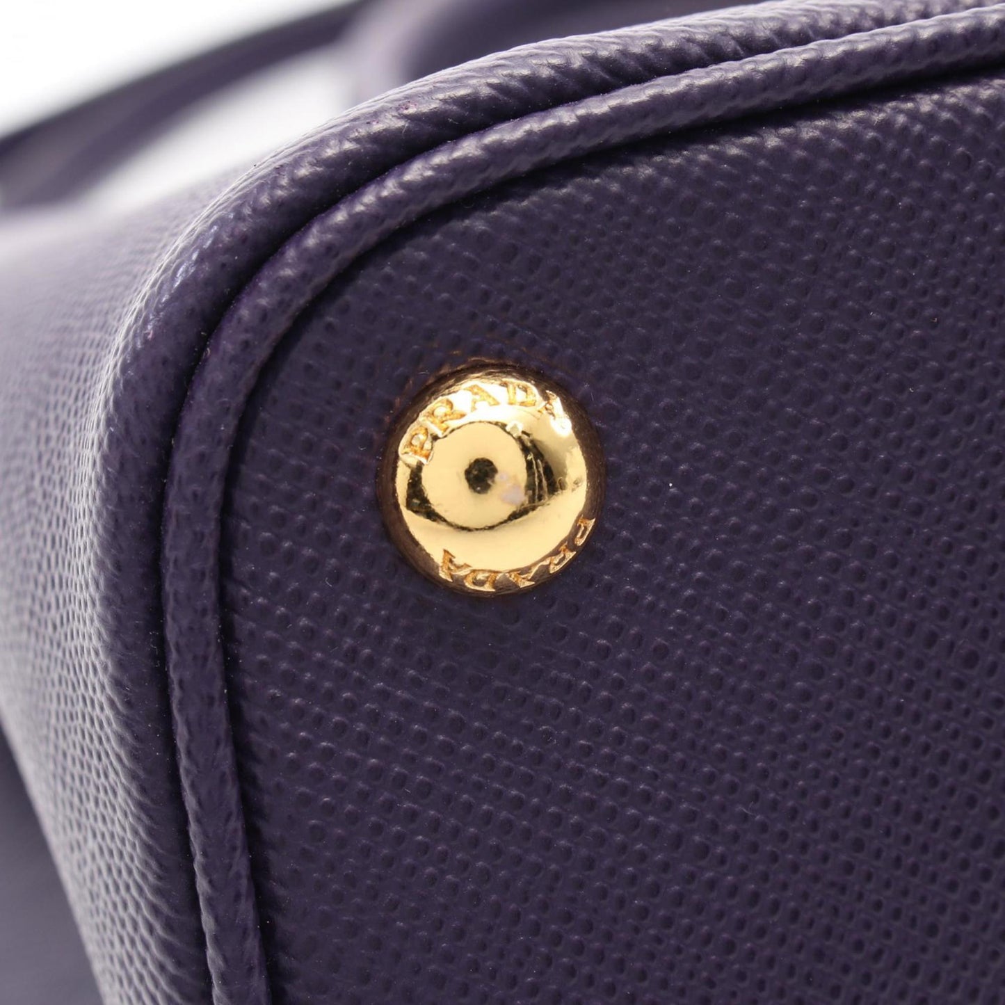 Prada Purple Leather Saffiano