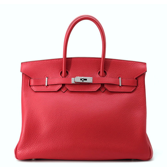 Hermès Red Leather Birkin 35
