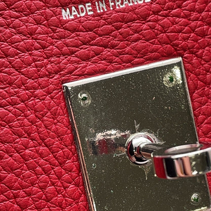 Hermès Red Leather Birkin 35