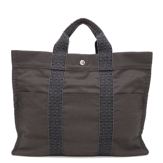 Hermès Gray Canvas Herline