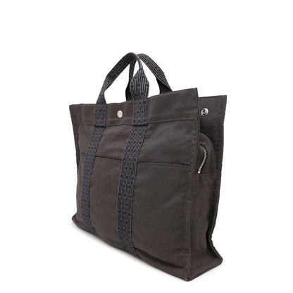 Hermès Gray Canvas Herline