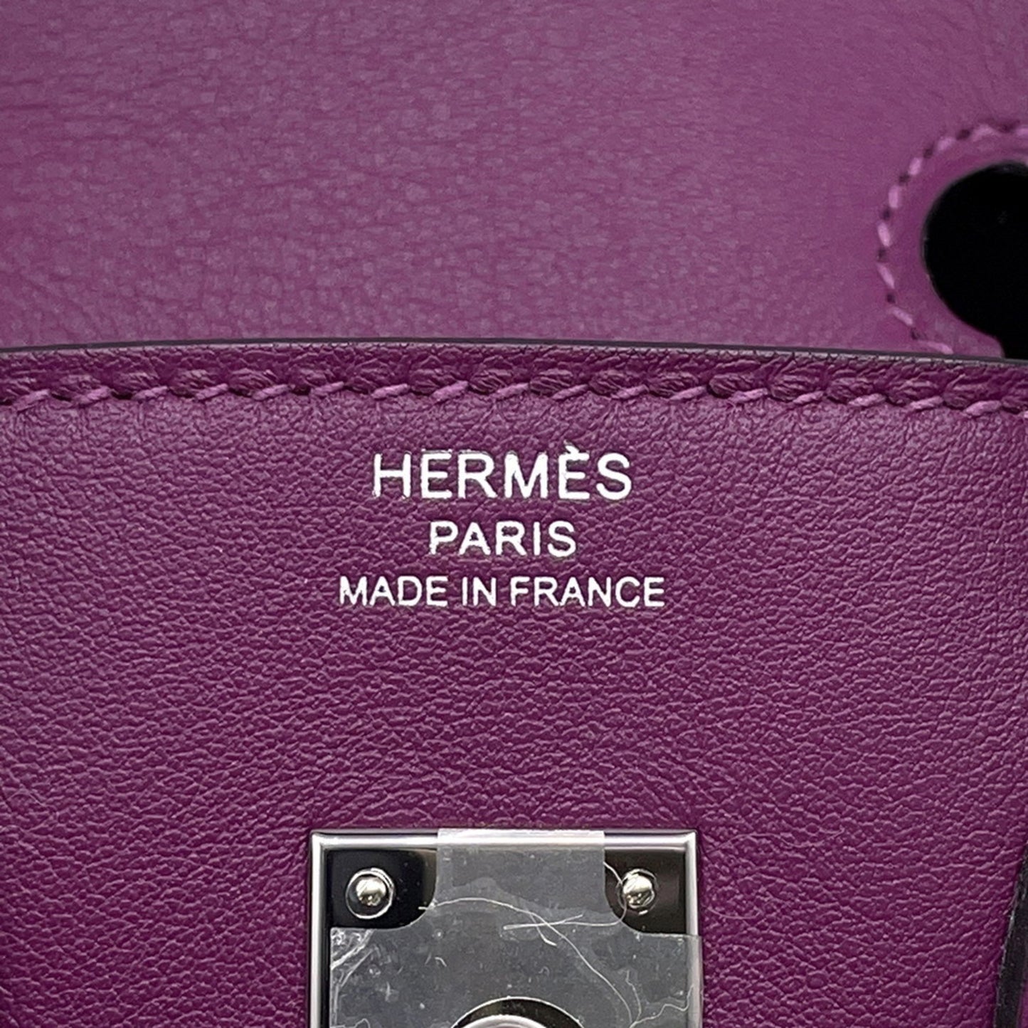 Hermès Purple Leather Birkin 25