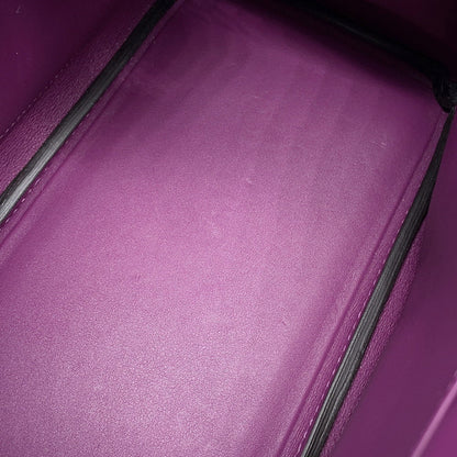 Hermès Purple Leather Birkin 25