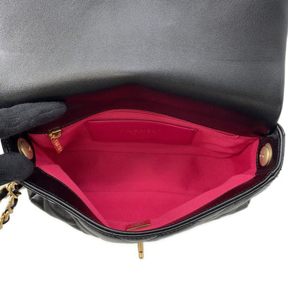 Chanel Black Leather Mini Flap Bag